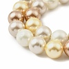 Round Shell Pearl Beads Strands BSHE-XCP0001-26A-3