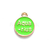 Alloy Enamel Pendants ENAM-S124-01B-06J-3