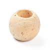 (Defective Closeout Sale)Wooden Beads WOOD-XCP0001-21-4
