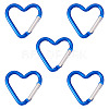 5Pcs Zinc Alloy Spring Gate Rings FIND-TA0009-73D-2