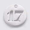 Non-Tarnish 304 Stainless Steel Pendants X-STAS-F233-17-P-1