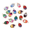 Gradient Color Glass Pendants GLAA-S193-006-B-1