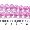 Drawbench Transparent Glass Beads Strands GLAD-Q012-10mm-03-4