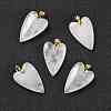 Natural Quartz Crystal Pendants G-E570-01G-12-2