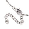 Tarnish Resistant Braided 201 Stainless Steel Macrame Pouch Necklace Making NJEW-JN04717-4