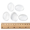 Transparent Oval Glass Cabochons X-GGLA-R022-40x30-5