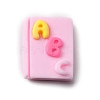 Teachers' Day Opaque Resin Cabochons LS-CRES-WH0001-57E-1