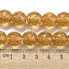 Handmade Gold Sand Lampwork Beads Strands LAMP-L079-06C-4