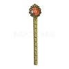 Mixed Natural & Synthetic Gemsotne Bookmarks AJEW-JK00282-4
