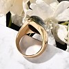 Resin Horse Eye Finger Rings LS-RJEW-R006-01G-02-3