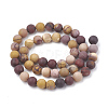 Natural Mookaite Beads Strands G-T106-155-3