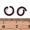 Spray Painted Iron Open Jump Rings IFIN-T017-04B-03-2