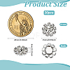30Pcs Alloy Crystal Rhinestone Cabochons FIND-FG0004-69S-2