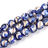Handmade Gold Sand Lampwork Beads LAMP-T024-11B-3