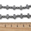 Non-Magnetic Hematite Beads Necklaces for Women Men NJEW-R020-01-5