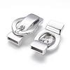 Tarnish Resistant 304 Stainless Steel Magnetic Clasps with Glue-in Ends STAS-G143-72P-2