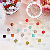 SUNNYCLUE 200Pcs 10 Colors Imitation Gemstone Acrylic Beads for DIY Bracelets Making Kits DIY-SC0015-39-4