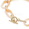 (Jewelry Parties Factory Sale)Acrylic & Aluminum Cable Chain Bracelets BJEW-JB05425-05-3