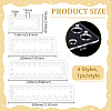 4Pcs 4 Styles Acrylic Yarn Thread Winding Plate DIY-BC0013-91-2