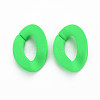 Opaque Spray Painted Acrylic Linking Rings OACR-R249-03E-2