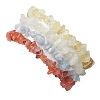 12 Constellation Natural Mixed Gemstone Chip Beaded Stretch Bracelets Sets for Women Men BJEW-JB10264-05-2