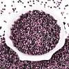 Opaque Picasso Cylinder Glass Beads SEED-Q039-06A-09-2