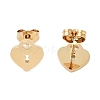 PVD Vacuum Plating 304 Stainless Steel Stud Earrings for Women EJEW-A048-40B-G-2