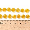 Natural Yellow Agate Beads Strands G-B153-B03-5