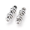 Tibetan Style Alloy Spacer Bars X-TIBEB-Q061-17AS-RS-1
