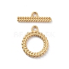 Ion Plating(IP) 304 Stainless Steel Ring Toggle Clasps STAS-A092-09A-G-1