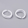 Spray Painted Alloy Cuff Rings RJEW-T011-28F-RS-1