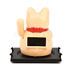 ABS Plastic Solar Powered Maneki-neko Figurines LS-DJEW-B017-01B-02-4