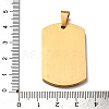 304 Stainless Steel Pendants STAS-F323-06G-3