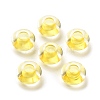 Transparent Acrylic European Beads TACR-P009-C01-02-1
