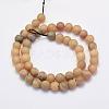 Electroplate Natural Druzy Agate Beads Strands G-G708-6mm-05-2