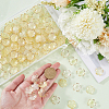 200Pcs Acrylic Bead Caps OACR-SC0001-83E-3