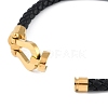 Braided Microfiber Leather Cord Bracelets BJEW-P328-04G-3