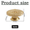 Oval Brass Wooden Box Pull Handle FIND-WH0817-193G-2