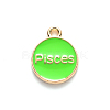 Alloy Enamel Pendants X-ENAM-S124-01A-06H-3