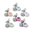 Alloy Rhinestone Pendants FIND-K032-38P-1