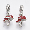 Alloy European Dangle Charms X-MPDL-T004-17P-1