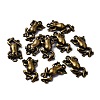 Tibetan Style Pendant Rhinestone Settings TIBE-R184-AB-FF-3