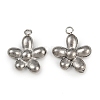 304 Stainless Steel Pendants STAS-I342-03P-1