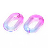 Two Tone Transparent Acrylic Linking Rings X-OACR-S036-006A-N08-2