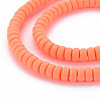Handmade Polymer Clay Beads Strands CLAY-N008-39-4