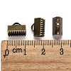 Iron Ribbon Crimp Ends E143Y-AB-3