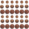300Pcs 3 Styles Wood Beads WOOD-SC0002-14-6
