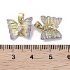 Real 18K Gold Plated Rack Plating Brass Micro Pave Cubic Zirconia Pendants KK-R161-06G-06-3