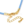 2MM Round Nylon Milan Cord Necklace Makings LS-MAK-F038-C34-G-2