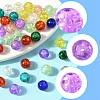 180Pcs 9 Colors Spray Painted Crackle Glass Beads Set CCG-FS0001-03-3